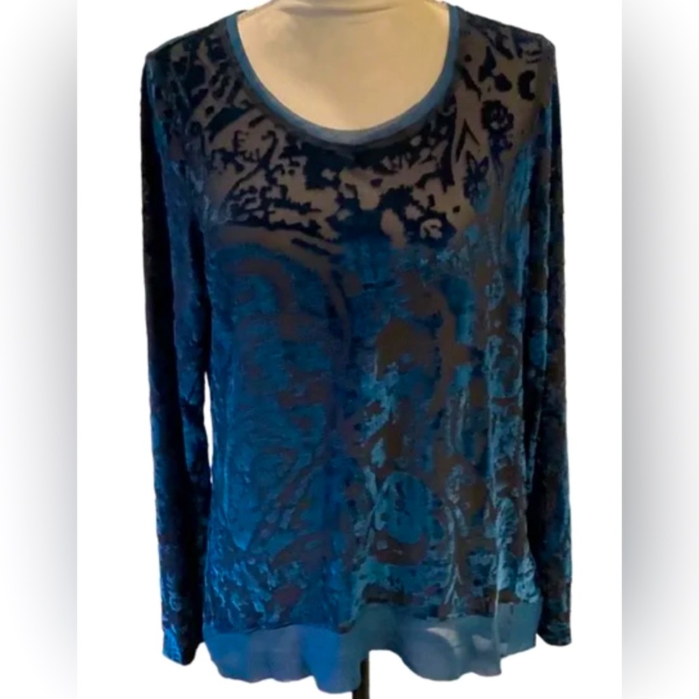 Simply Vera Women’s Sz Large Sheer Top